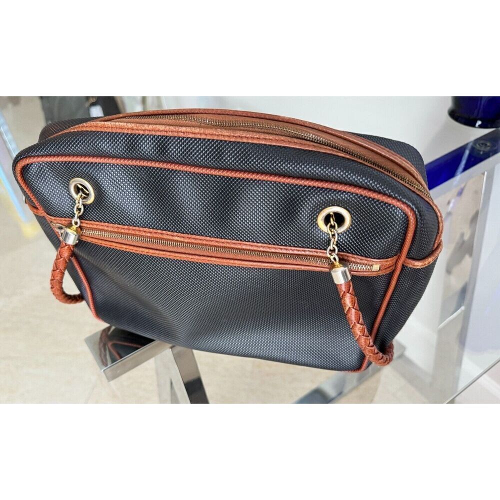 Bottega Veneta Leather Crossbody Bag Vintage